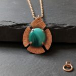 Organic Stone Statement Pendant