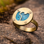 Handcrafted Riveting Patina Elephant Ring