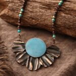 Handcrafted Copper Necklace Set  (वनमाला)