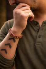 Handcrafted Copper Wired Bracelet - Image 2