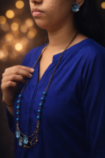 Handcrafted Copper Brass Necklace Set - Mrugashri - Image 2