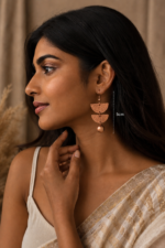 Handcrafted Copper Earrings - Image 2