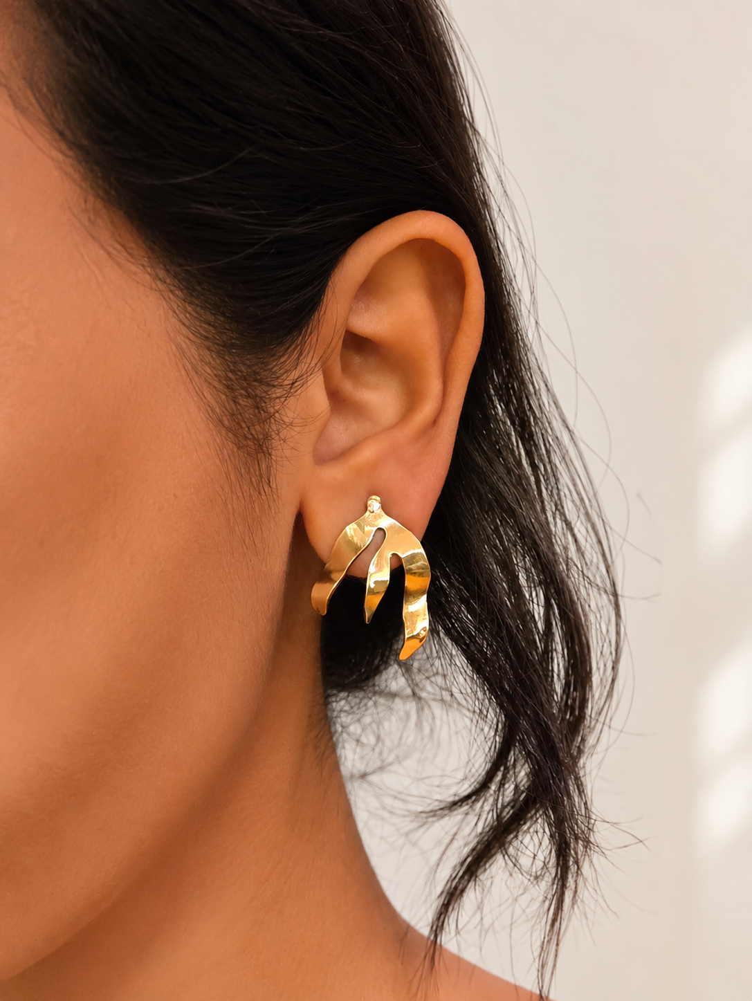 ChatGPT Image May 13, 2026, 05_09_24 PM Handcrafted Brass Earring - Image 1