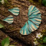 Handcrafted Copper Necklace Set (NEELPATRA)