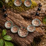 Handcrafted Copper Patina Necklace Set