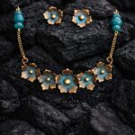 Handcrafted Copper Necklace Set (PUSHPIKA)