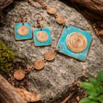 Handcrafted Copper Necklace Set (NABHI CHAKRA)