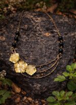 Handcrafted Copper Brass Necklace Set (SWARNALATIKA) - Image 3