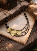 Handcrafted Copper Brass Necklace Set (SWARNALATIKA)