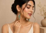 Handcrafted Copper Patina Earrings - Image 2